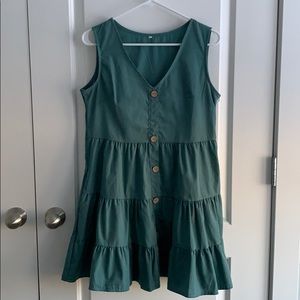 Turquoise Babydoll Dress